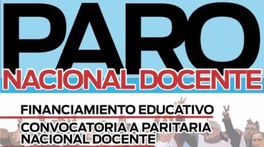 Paro Nacional Docente: CTERA convocó a parar este jueves 23