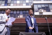 Julián Álvarez juró como intendente de Lanús