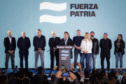 Kicillof habló con la militancia en el búnker de Fuerza Patria