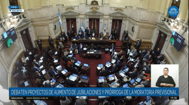 El Senado aprobó el aumento a jubilados y la extensión de la moratoria previsional