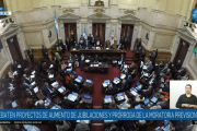 El Senado aprobó el aumento a jubilados y la extensión de la moratoria previsional
