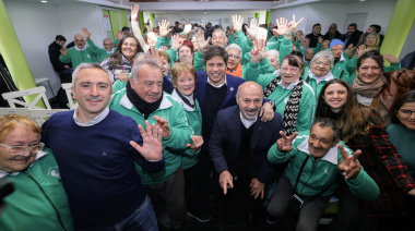 Kicillof presentó el programa Mayores Bonaerenses Activos