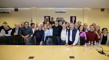 Kicillof se reunió con referentes de las centrales sindicales