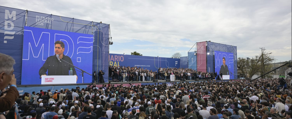 Kicillof: “Cuenten conmigo para que el año que viene la Argentina tenga una alternativa que termine con este modelo y empiece una etapa distinta”