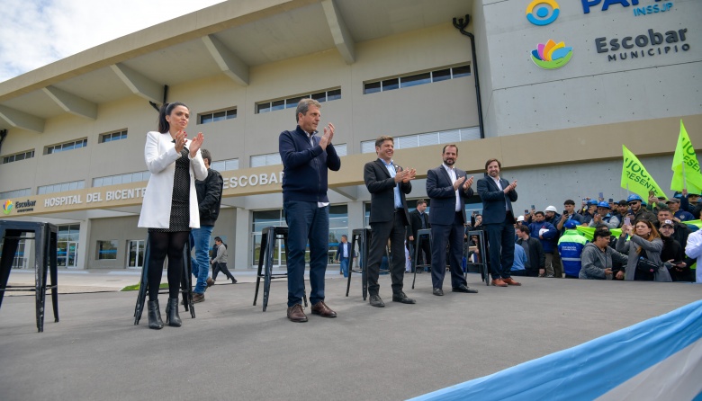 Kicillof y Massa inauguraron el Hospital del Bicentenario PAMI Escobar