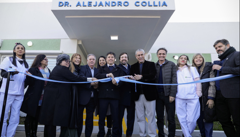 Kicillof inauguró un Centro de Atención Primaria de la Salud en Wilde