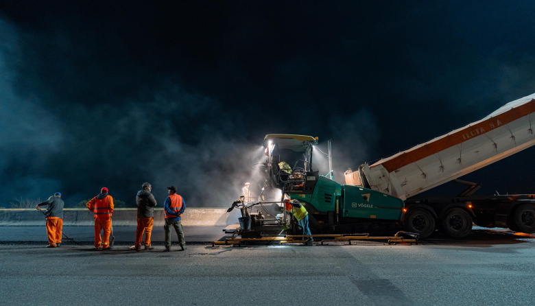 Avanzan las obras de repavimentación y modernización de la Autopista Buenos Aires – La Plata