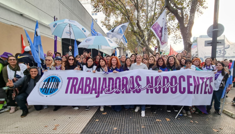 Ana Ruggiero en la marcha que unificó luchas: "Movilizamos para dejar de ser la variable de ajuste"