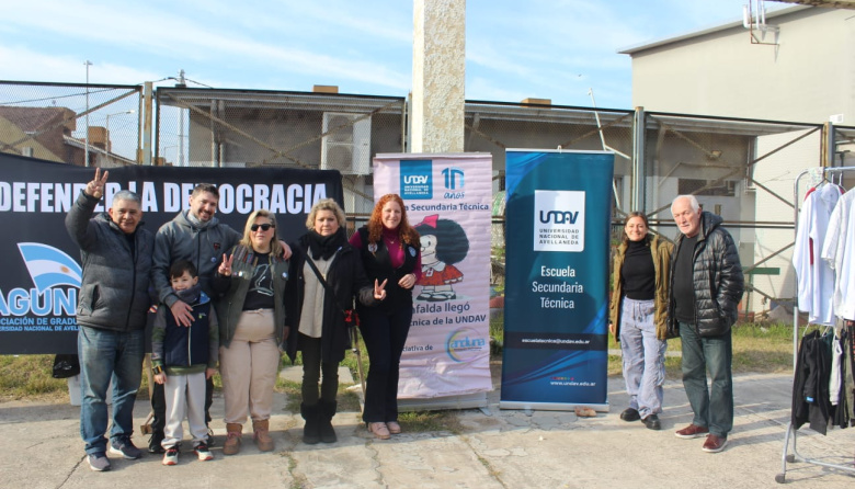 Jornada solidaria en la Escuela Técnica de la UNDAV