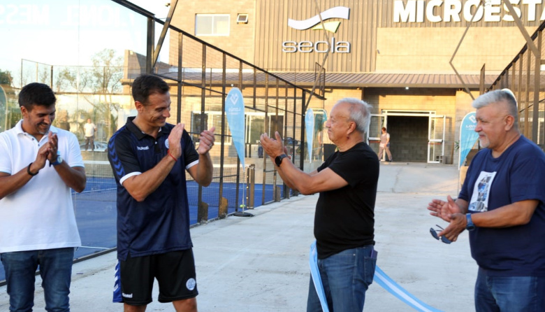 SECLA inauguró canchas de pádel en el anexo al Polideportivo Lionel Messi