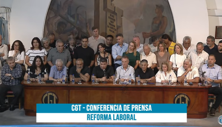Contra la reforma laboral: la CGT anunció paro nacional por 24 horas