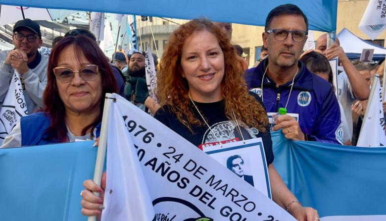 ANDUNA marchó por la democracia y los derechos humanos