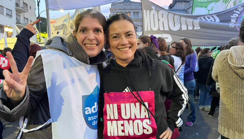 Ni Una Menos: ADUNA presente en la movilización contra la violencia machista