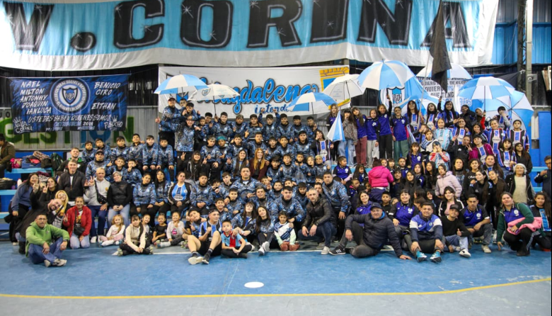 Magdalena Sierra inauguró obras en un club y en un polideportivo municipal de Villa Corina
