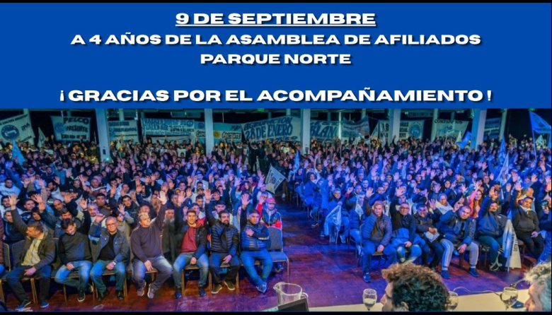 Aveiro agradeció a las y los trabajadores por el respaldo en Parque Norte: "Hicimos historia juntos”