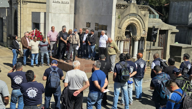 La UOM Seccional Capital homenajeó a Rucci