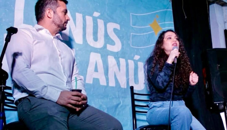 ”Para gestionar se necesita audacia y decisión”, dijo Balladares durante un encuentro con Mayra Arena