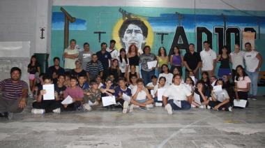 Ana Ruggiero encabezó la jornada de integración para las y los ingresantes a la Escuela Secundaria Técnica de la UNDAV