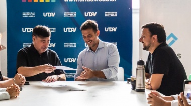 Lanús Gobierno y la UNDAV firmaron un convenio para prácticas pre profesionales