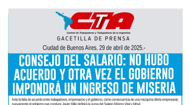 El Gobierno volverá a fijar por Decreto la suba del Salario Mínimo, Vital y Móvil