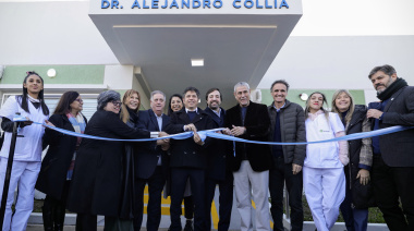Kicillof inauguró un Centro de Atención Primaria de la Salud en Wilde