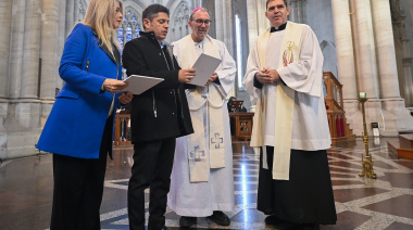 Kicillof participó del Tedeum en la Catedral de La Plata