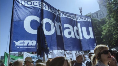 CONADU anunció una semana de paro desde el 11 de agosto