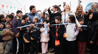 Kicillof: "Milei vino un rato a sacarse una foto, pero no se anima a caminar los barrios de La Matanza"