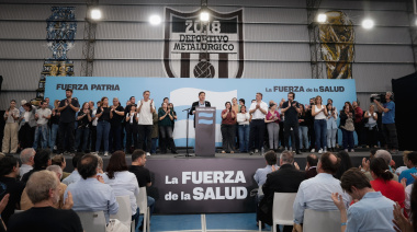 Kicillof: “A la salud pública se la defiende en las urnas, de forma masiva y democrática”