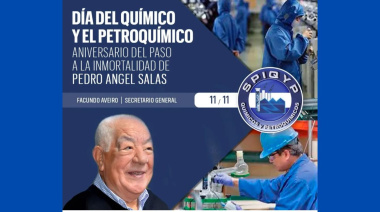Día del Químico y Petroquímico en homenaje a Pedro Salas