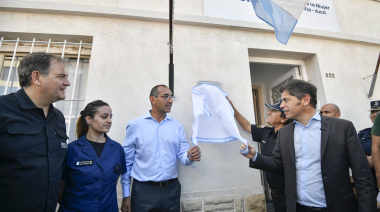 Kicillof inauguró el nuevo edificio de la Comisaría de la Mujer y Familia
