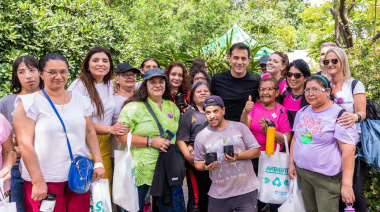 Álvarez y Vilar inauguraron el Parque Ambiental de Lanús