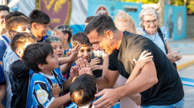 Julián Álvarez inauguró el nuevo Paseo Lineal Ferré en el Parque Central Las Colonias