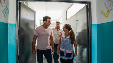 Julián Álvarez supervisó el avance de obras en distintas instituciones educativas de Lanús