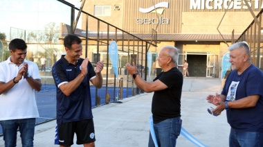 SECLA inauguró canchas de pádel en el anexo al Polideportivo Lionel Messi