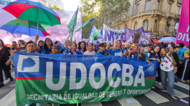 Desde UDOCBA, Monje aseguró: "En la calle porque nos quieren robar los derechos"