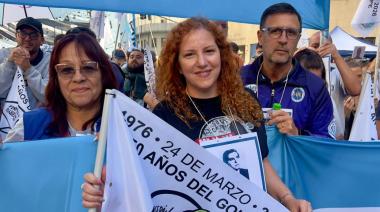 ANDUNA marchó por la democracia y los derechos humanos