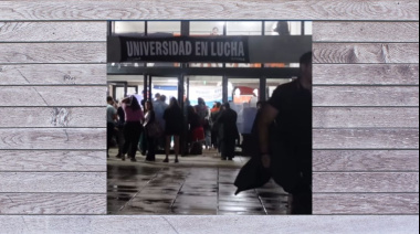 En Almirante Brown: "La Universidad no se apaga"