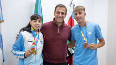 Juegos Suramericanos de la Juventud: Julián Álvarez reconoció a los deportistas lanusenses destacados