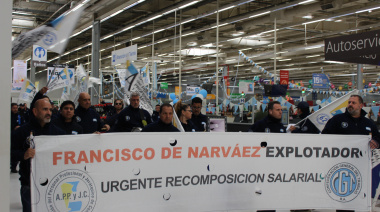 Jerárquicos de Comercio en lucha: exigen recomposición salarial a De Narváez