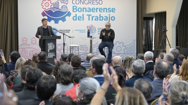 Kicillof: “Hoy, más que nunca, gobernar es cuidar a los nuestros y crear trabajo”