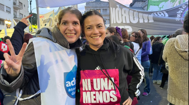 Ni Una Menos: ADUNA presente en la movilización contra la violencia machista