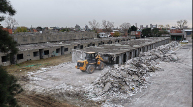 Lanús  puso en marcha la construcción de un nuevo espacio recreativo y deportivo en el Barrio La Maquinita
