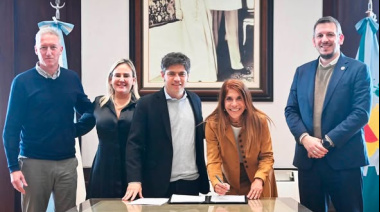 Sierra y Kicillof firmaron acuerdo para incorporar maquinaria y vehículos para Avellaneda