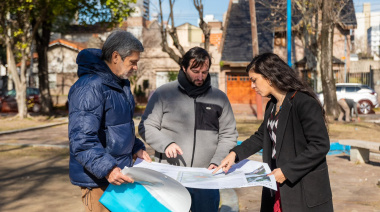 Lanús inició la puesta en valor de la Plaza José Hernández en Remedios de Escalada