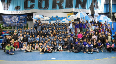 Magdalena Sierra inauguró obras en un club y en un polideportivo municipal de Villa Corina