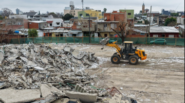 Avanzan las obras del nuevo Polideportivo en La Maquinita