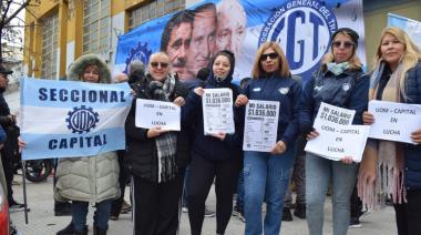 En rechazo a la reforma laboral, la UOM Capital se movilizó frente a empresas metalúrgicas