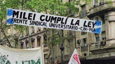 Lluvia de gases y balas de goma durante la quinta Marcha Federal Universitaria
