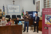 Balladares acompañó el primer encuentro de "Apertura literaria" 2025